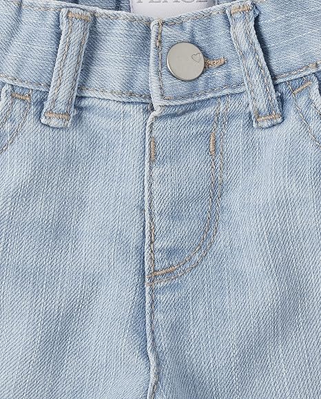 The Children's Place Baby Toddler Girls Denim Shortie Shorts 3 Pack - Image 3
